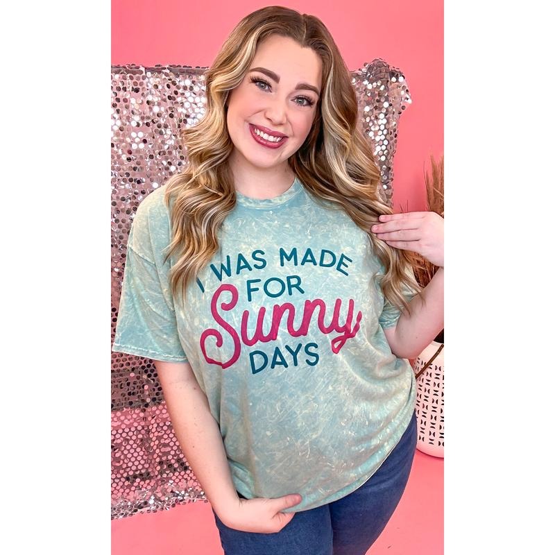 I Was Made For Sunny Days Mineral Washed Shirt Hoodie, Sweatshirt | UrbanDripWear.com