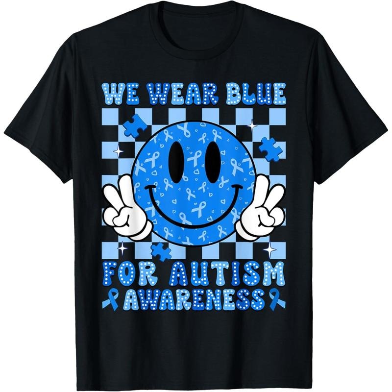 I Wear Blue For Autism Awareness Month Men Women Autism T-Shirt Hoodie, Sweatshirt | UrbanDripWear.com