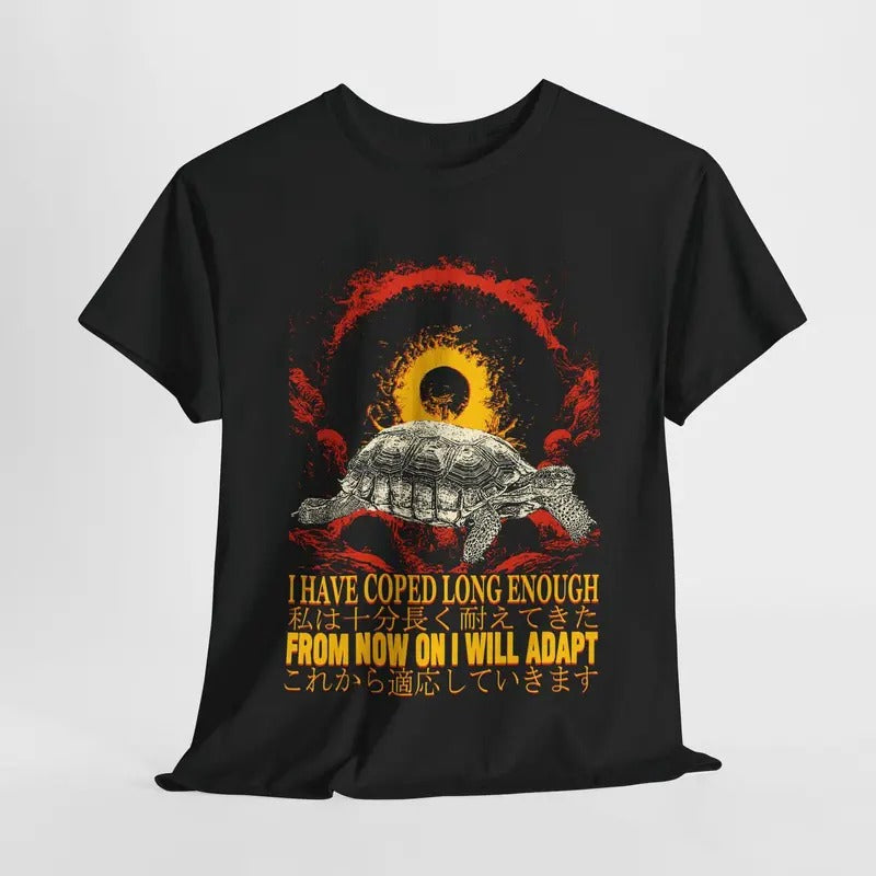 I Will Now Adapt Vintage Japanese Tortoise T-Shirt Hoodie, Sweatshirt | UrbanDripWear.com