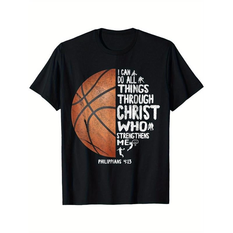 I can do all things through Christ. Philippians 4:13 Basketball T-shirt made in usa Hoodie, Sweatshirt | UrbanDripWear.com