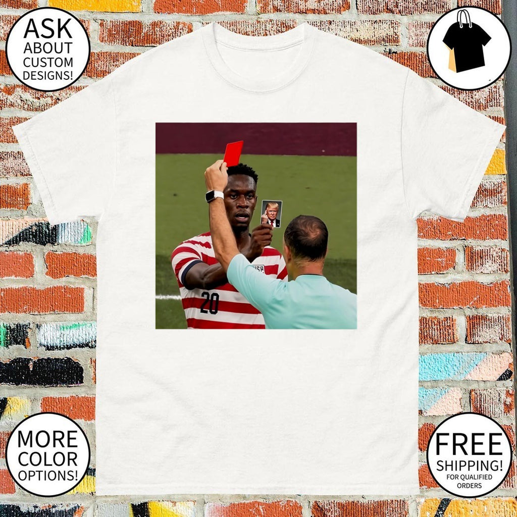I have the Trump red card Folarin Balogun USA Soccer World Cup 2026 shirt
