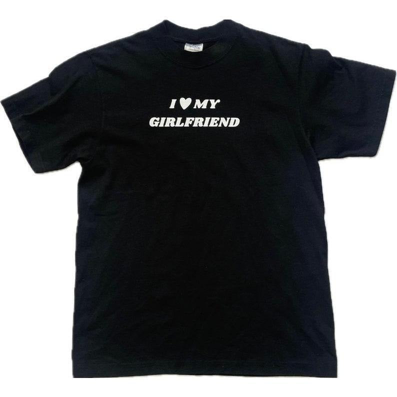I love my girlfriend t-shirt, Gift For Him, Gift For Her, I love Shirt, I heart shirt, Menswear Crewneck Classic Tee...