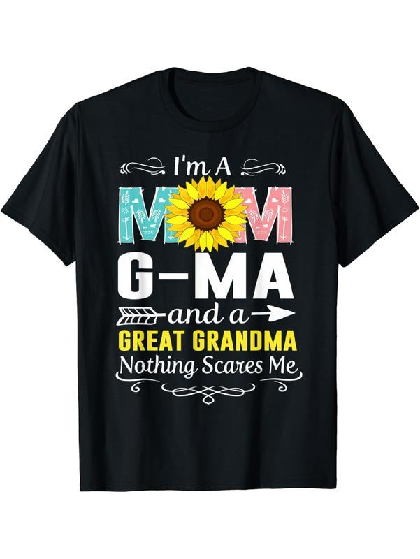 I'm A Mom G-Ma And A Great Grandma Nothing Scares Me T-Shirt Cotton Fit Hoodie, Sweatshirt | UrbanDripWear.com