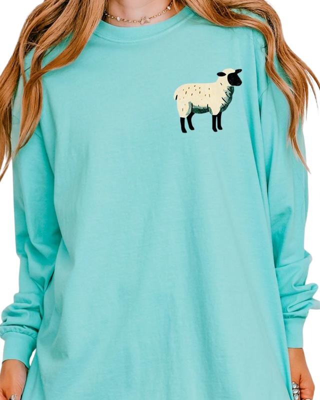 I'm The One Front & Back Design Comfort Colors Heavyweight Long T-Shirt Hoodie, Sweatshirt | UrbanDripWear.com