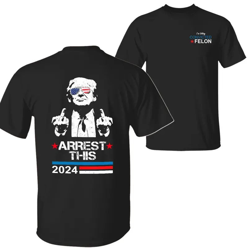I'm Voting for the Outlaw and the Hillbilly 2024 T-Shirt, Trump Vance 2024, Take America Back, Trump Shirt, Trump Shirts...