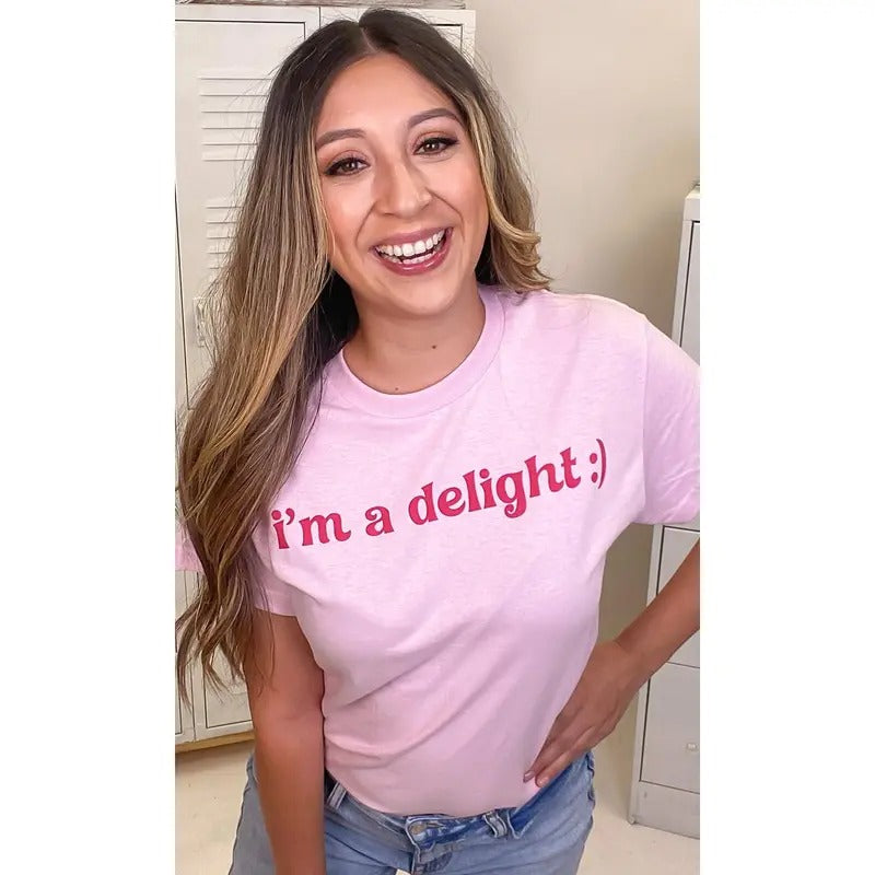 I'm a Delight Graphic T-Shirt Hoodie, Sweatshirt | UrbanDripWear.com