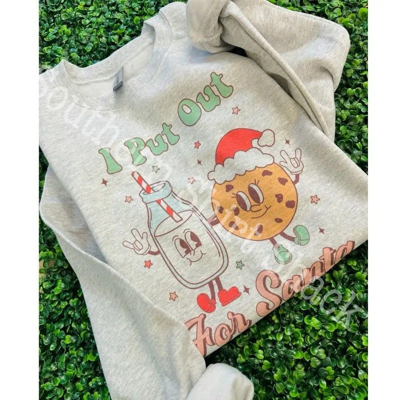 I put out for Santa Christmas Sweatshirt | Funny Christmas Sweatshirt T-Shirts, Hoodie | UrbanDripWear.com