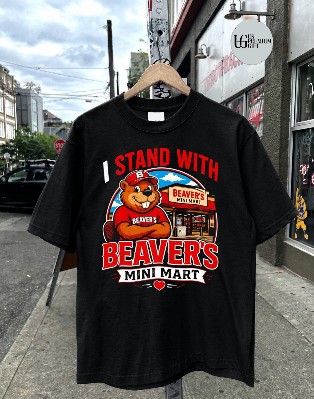 I stand with Beaver’s Mini Mart shirt
