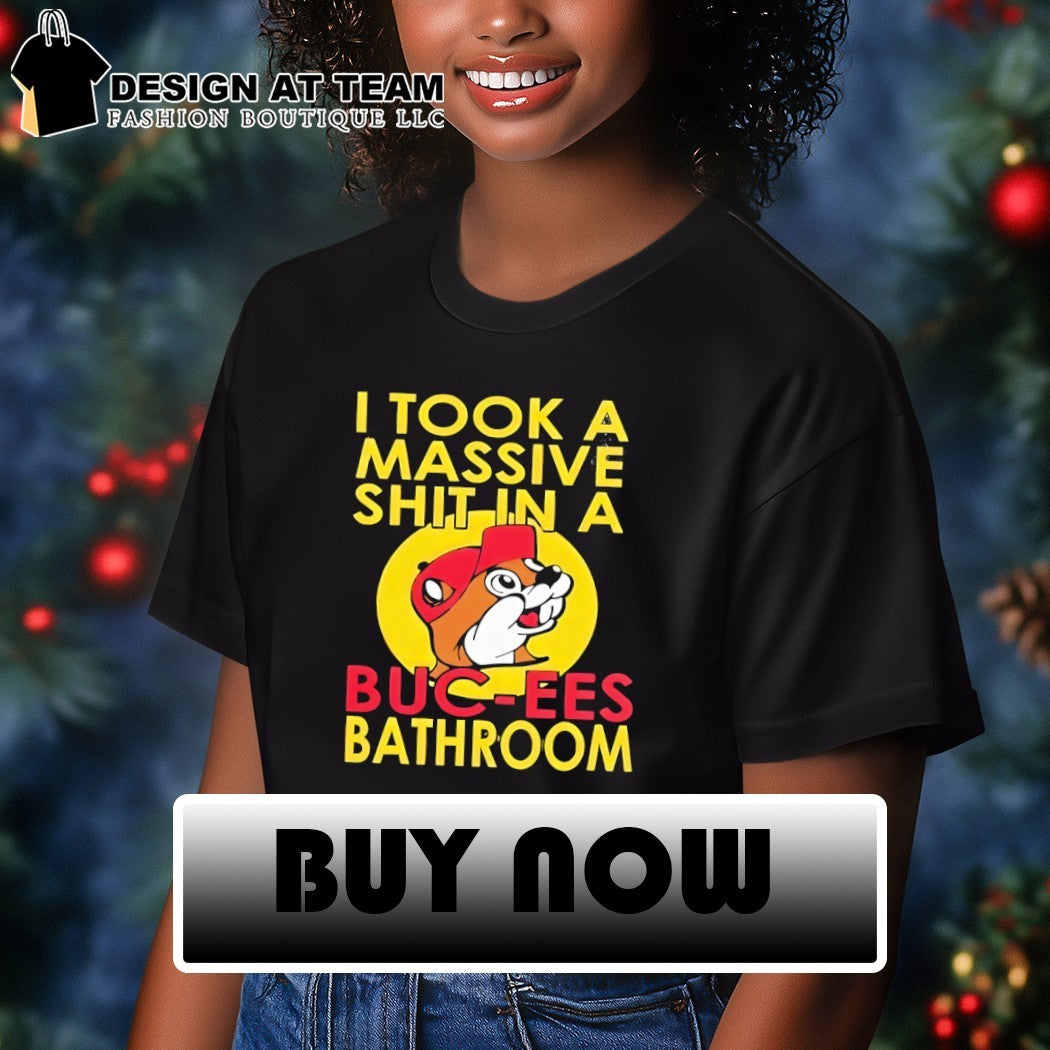 I took a massive shit in a Buc-ee’s bathroom logo shirt