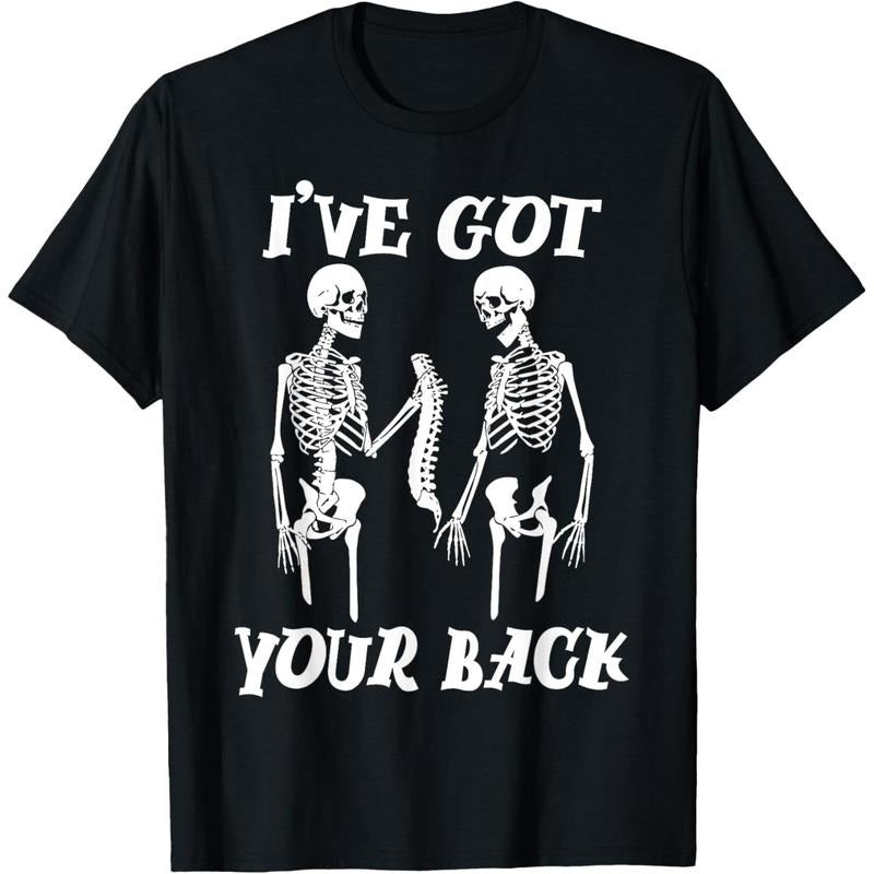 I've Got Your Back Halloween Skeleton Skull Men and Women T-Shirt made in usa Hoodie, Sweatshirt | UrbanDripWear.com