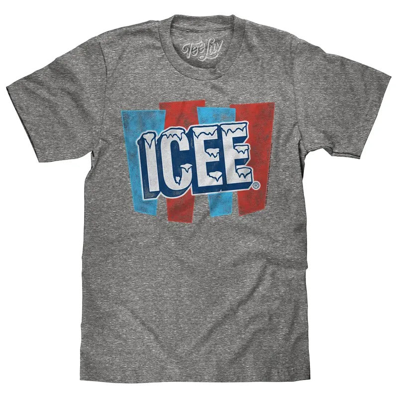 ICEE Faded Logo T-Shirt - Gray Hoodie, Sweatshirt | UrbanDripWear.com