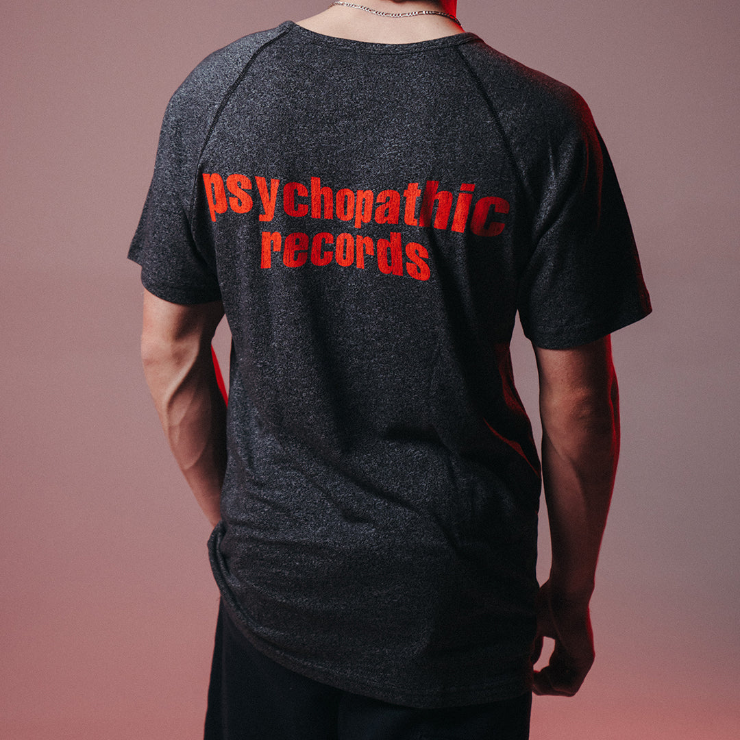 "Hatchetman Vintage" Raglan T-Shirt In Charcoal