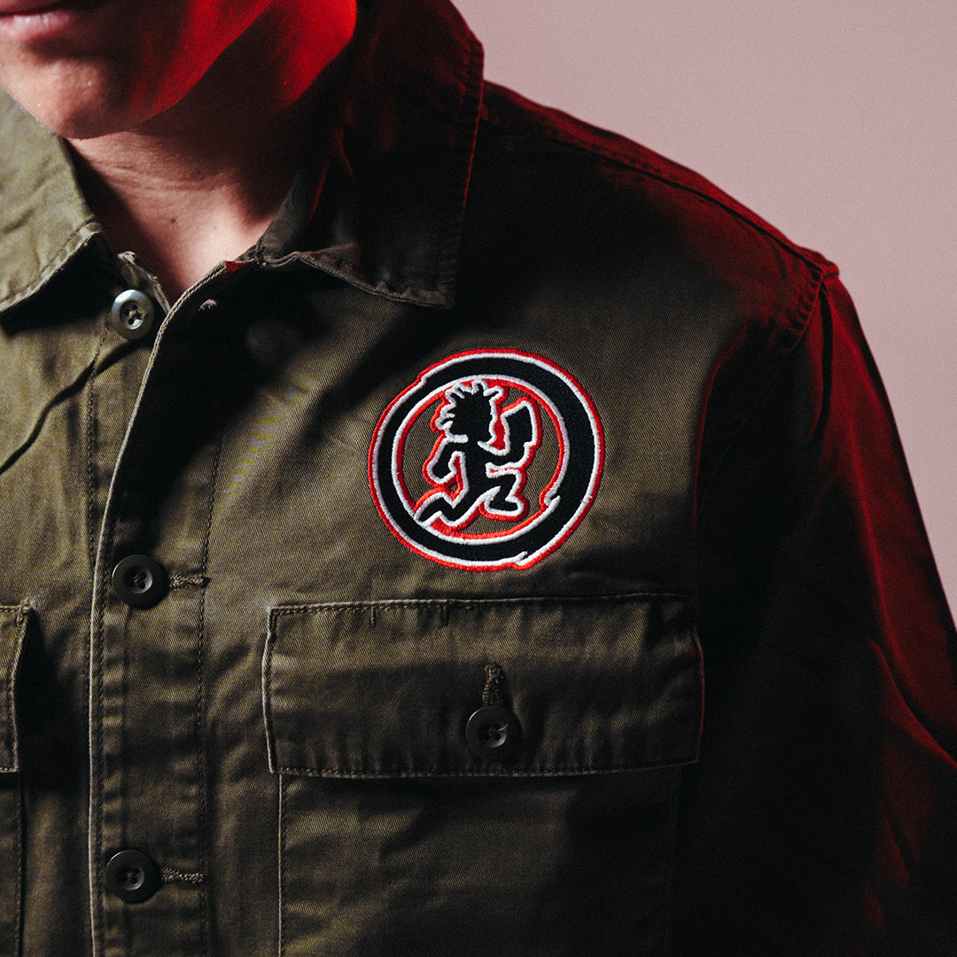 "Hatchetman Circle" Embroidered Work Shirt