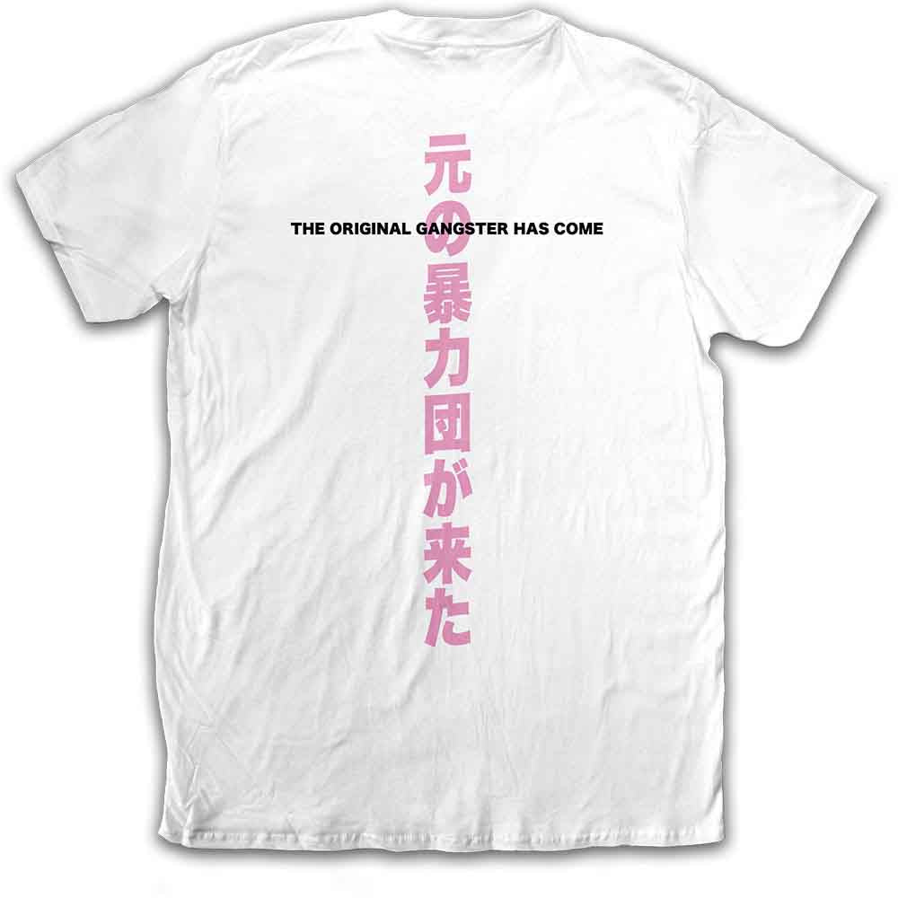 Ice Cube | Official Band T-Shirt | Beanie Kanji (Back Print) Style001