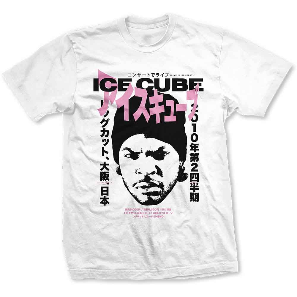 Ice Cube | Official Band T-Shirt | Beanie Kanji (Back Print) Style001