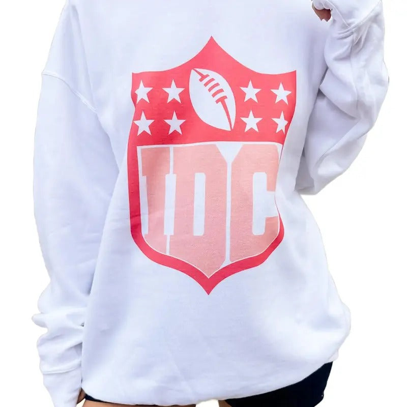 IDC Football Graphic Sweatshirt T-Shirts, Hoodie | UrbanDripWear.com