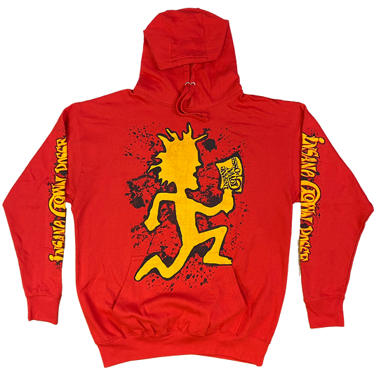 "Hatchetman Gold" Pullover Hoodie In Red
