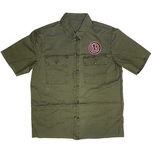 "Hatchetman Circle" Embroidered Work Shirt