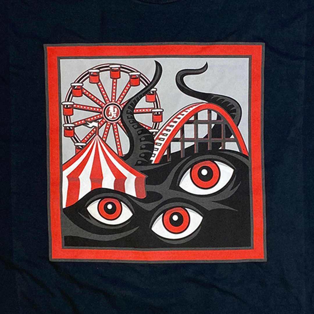 "Dark Carnival Games 2025" T-Shirt In Black