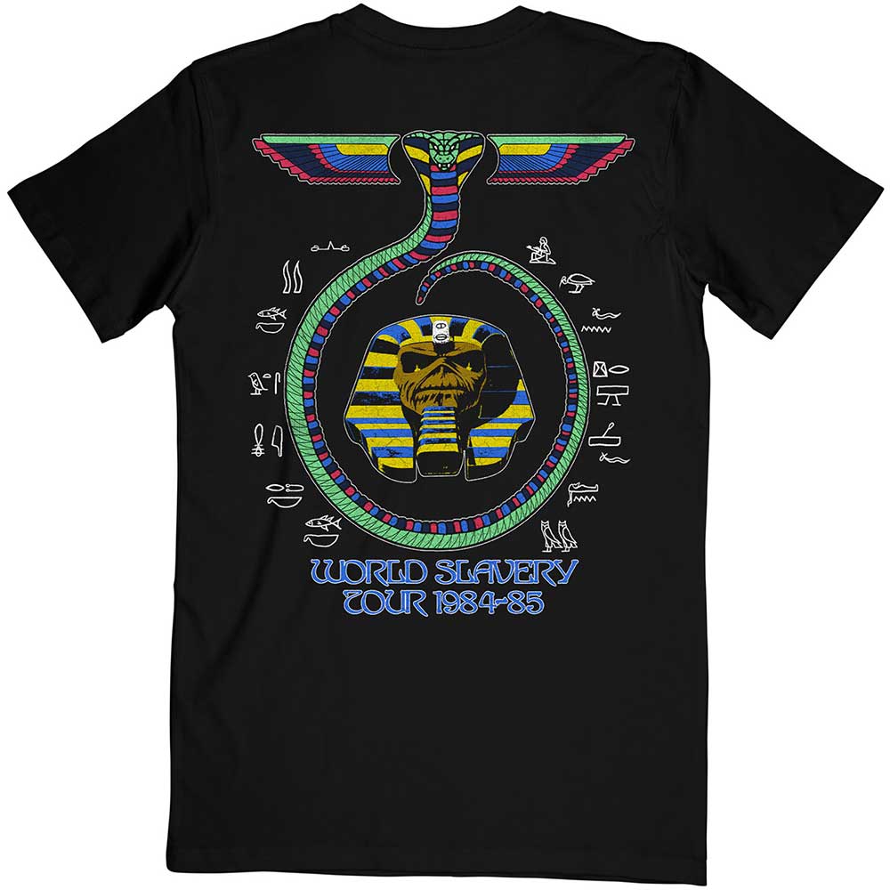 IRON MAIDEN Attractive T-Shirt, World Slavery Tour '84 - '85