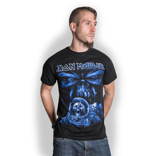 Iron Maiden | Official Band T-Shirt | Final Frontier Blue Album Spaceman