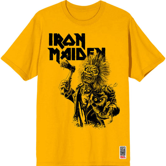 Iron Maiden | Official Band T-Shirt | Est. 1975 Eddie Axe Graphic