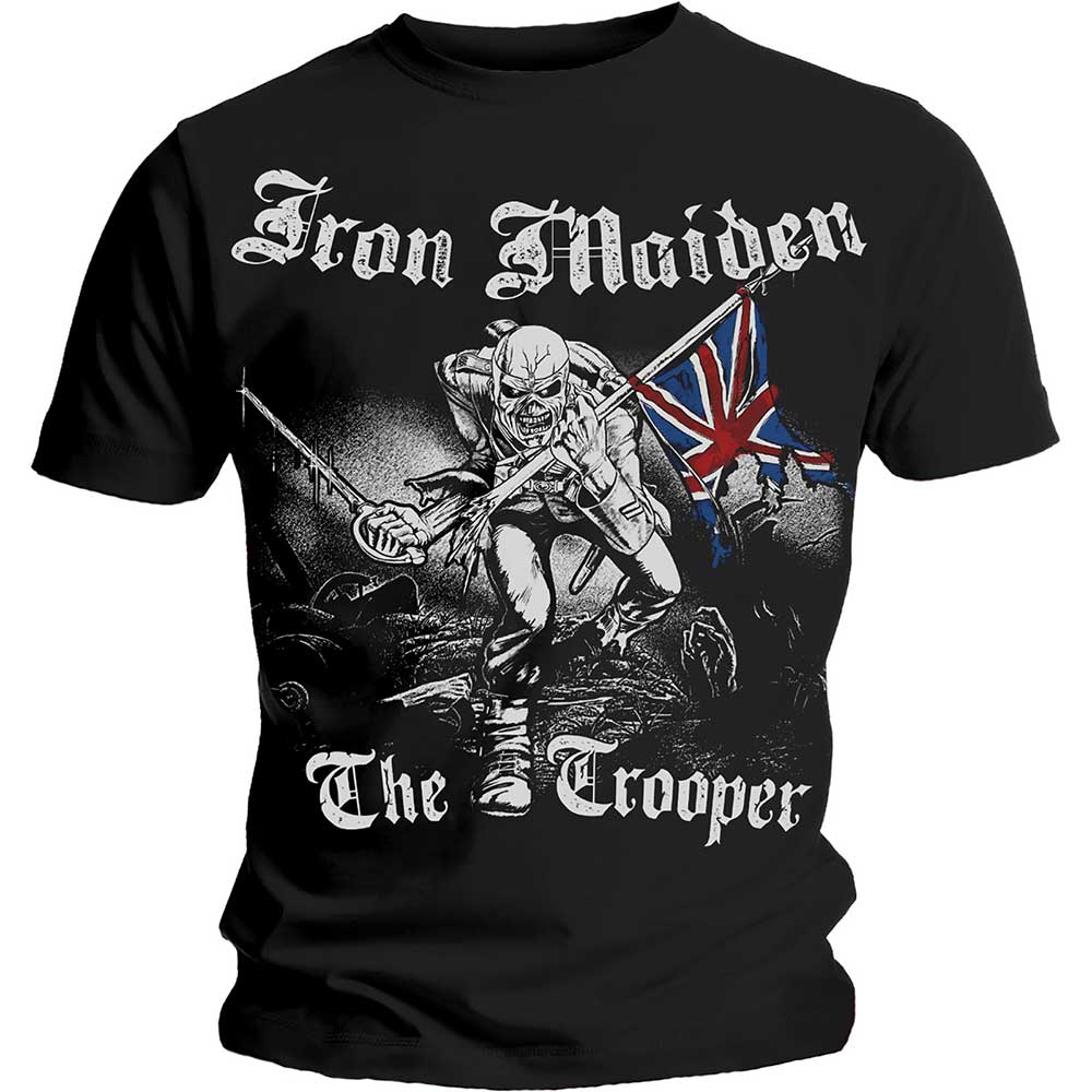 Iron Maiden | Official Band T-Shirt | Sketched Trooper (Back Print)