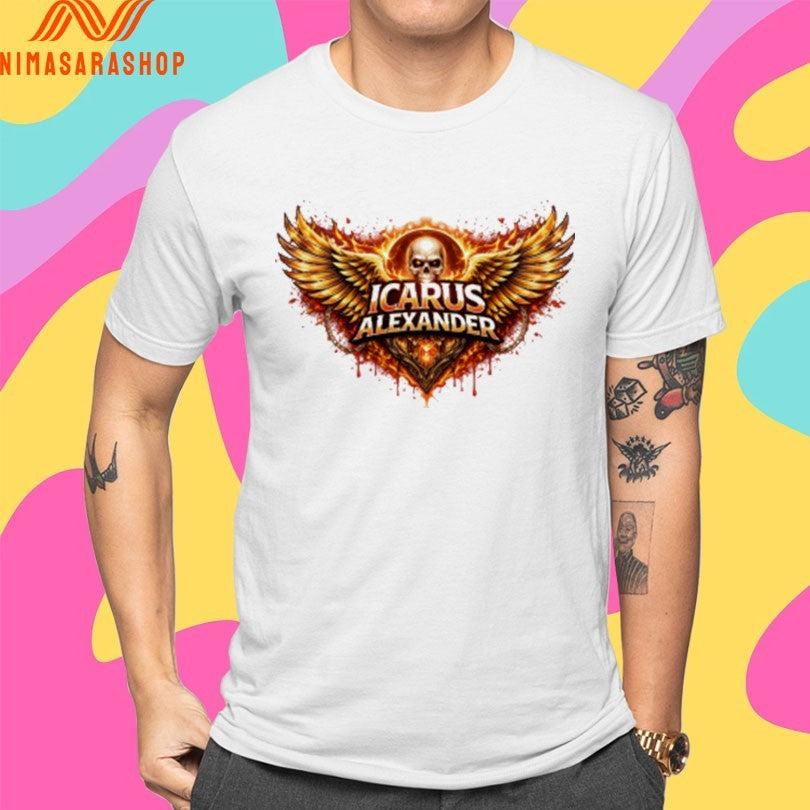 Icarus Alexander Wings Fire Shirts