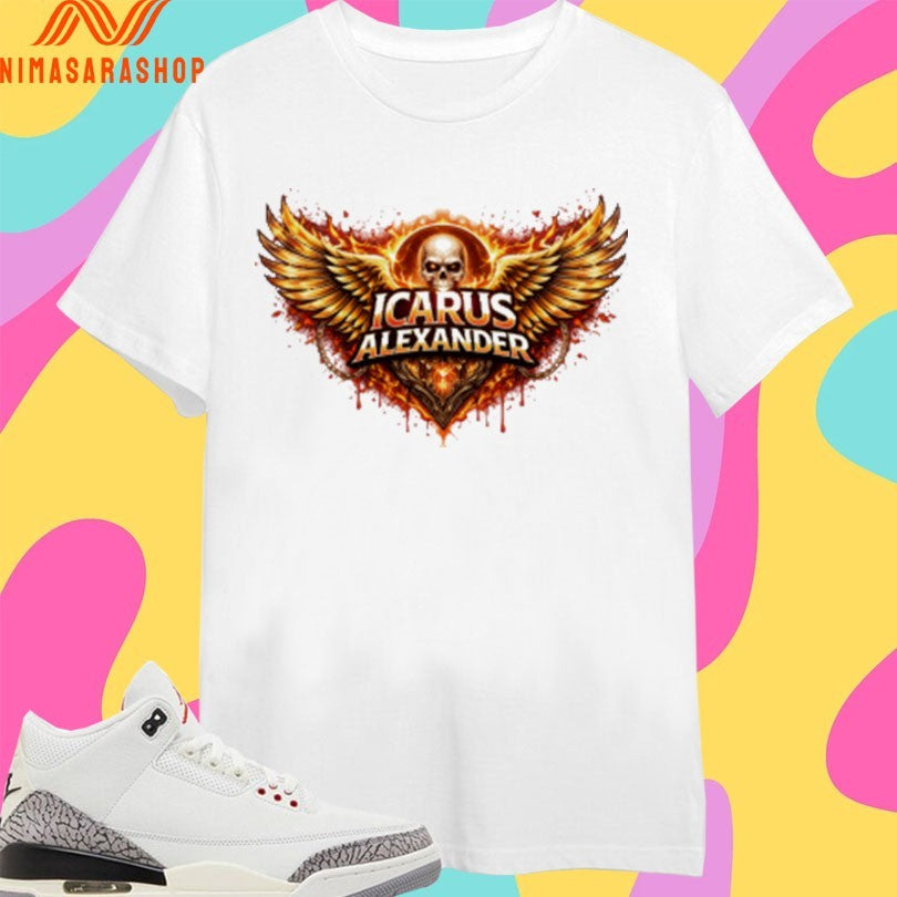 Icarus Alexander Wings Fire Shirts