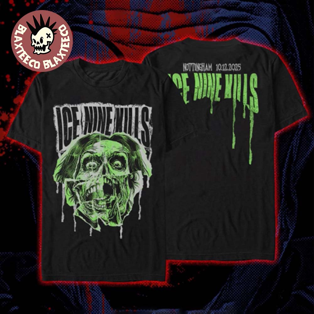 Ice Nine Kills Pop Up Store Nottingham Exclusive City Edition Tee On December 10 2025 The Zoombie T-Shirt