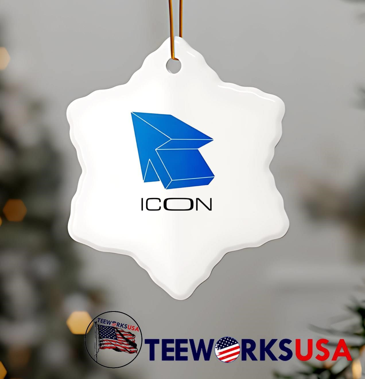 Icon 3D arrow geometric logo brand shirt