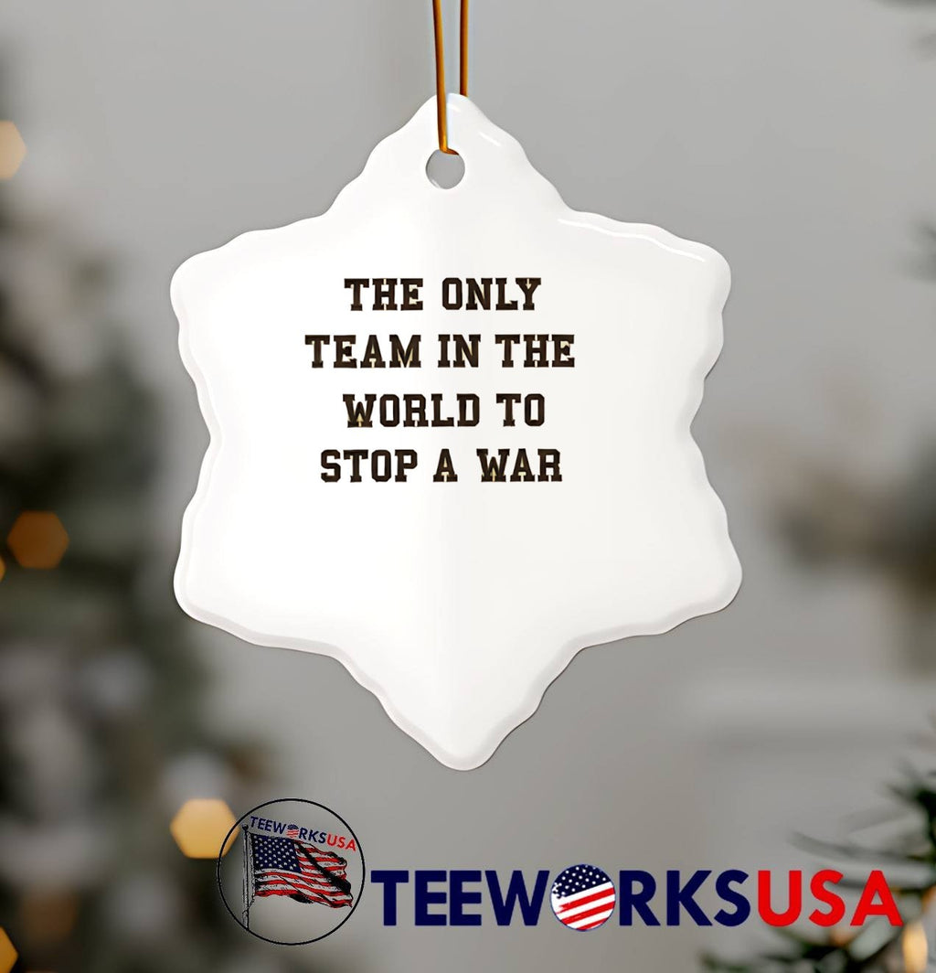 Iconic Football History The Only Team in the World to Stop a War T-Shirt