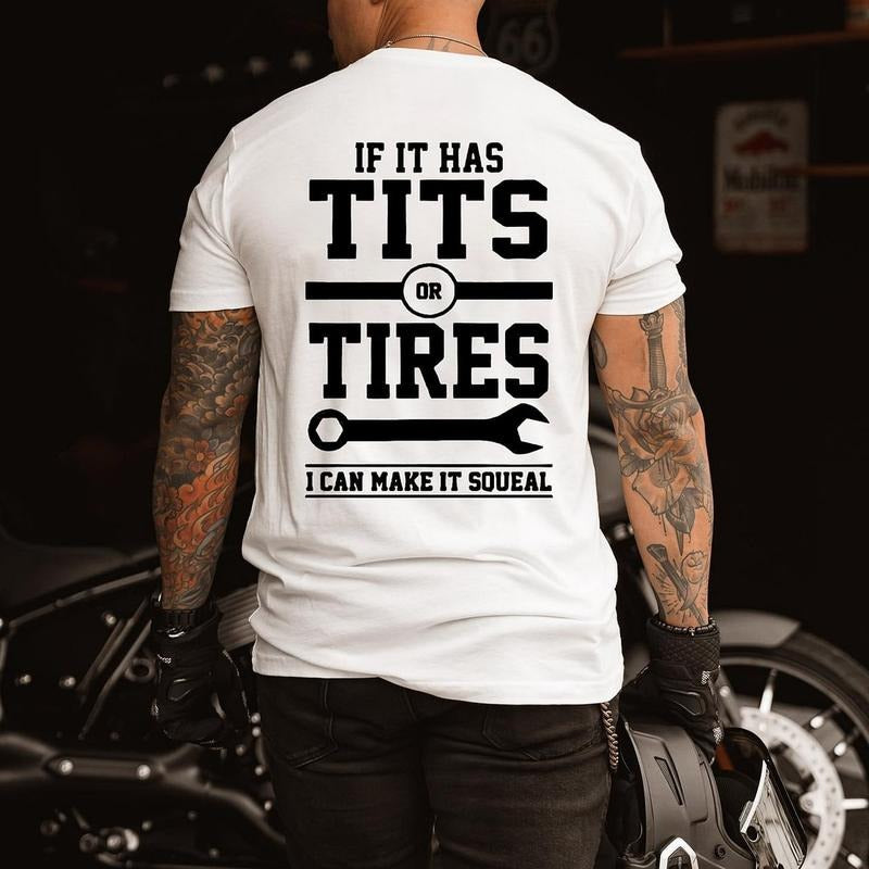 If It Has Tits Or Tires T-shirt - Naughty Clothes Men Hoodie, Sweatshirt | UrbanDripWear.com
