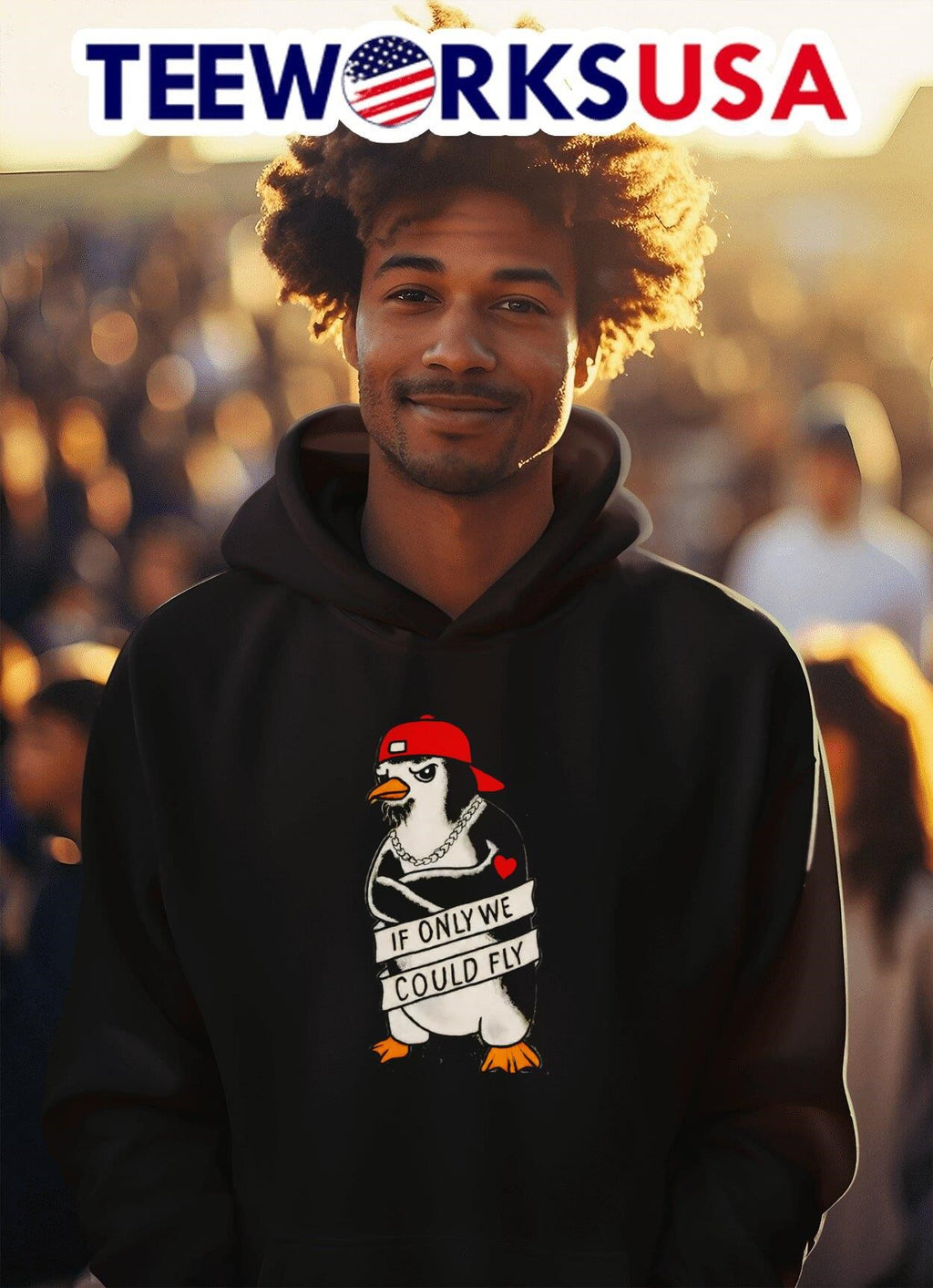 If Only We Could Fly Penguin Shirt