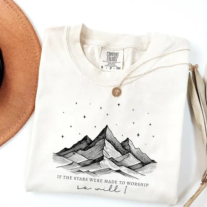 If The Stars Were Made To Worship Shirt, Women Christian Gifts, Bible Verse Shirt, Faith Christian Gifts, Religious...