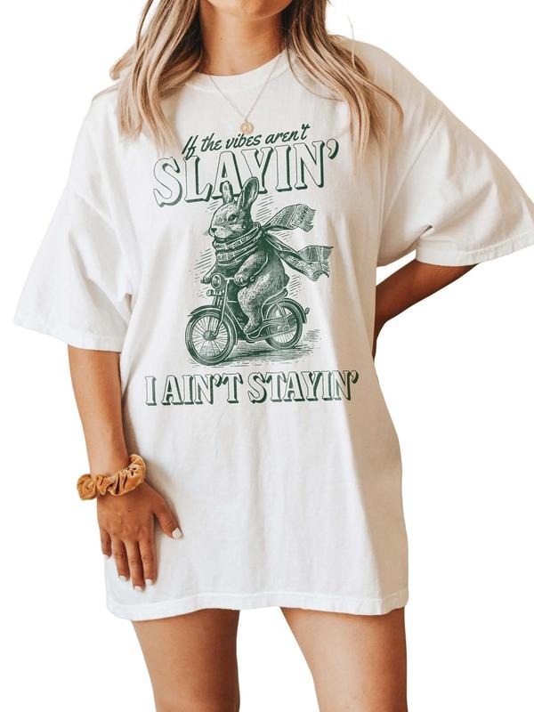 If The Vibes Aren't Slayin I Ain't Stayin Funny Vintage Shirt, Weird Shirts, Unisex T-Shirt, Gifts For Her Women, Short...