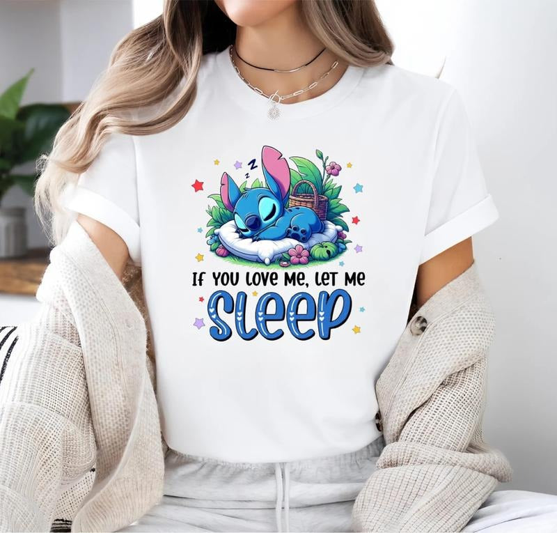 If You Love Me Let Me Sleep T-shirt, Cartoon Characters Tee Hoodie, Sweatshirt | UrbanDripWear.com