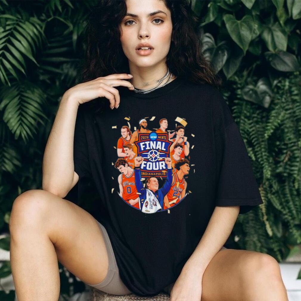 Illinois Basketball 2026 Final Four Celebration Graphic T Shirt