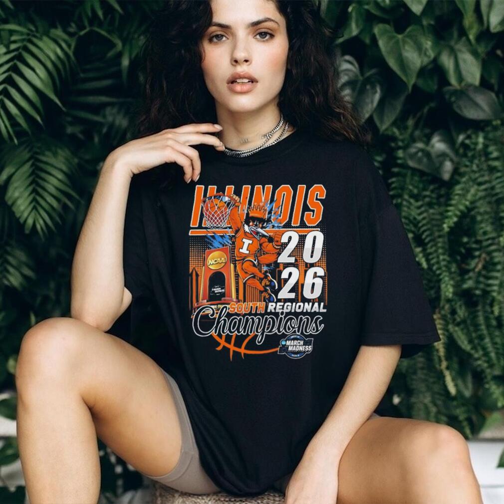 Illinois Fighting Illini 2026 South Regional Champions NCAA T Shirt