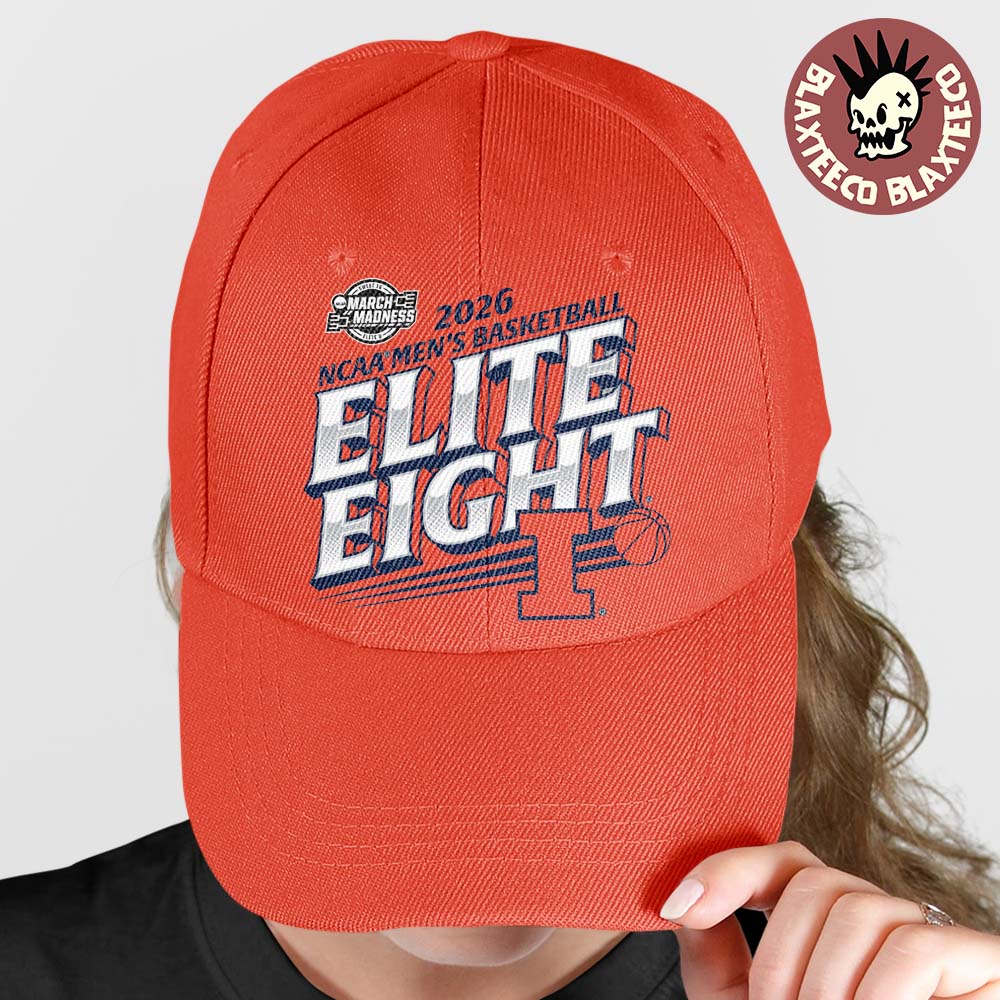 Illinois Fighting Illini Men’s Basketball 2026 NCAA March Madness Elite 8 Cap Hat Snapback