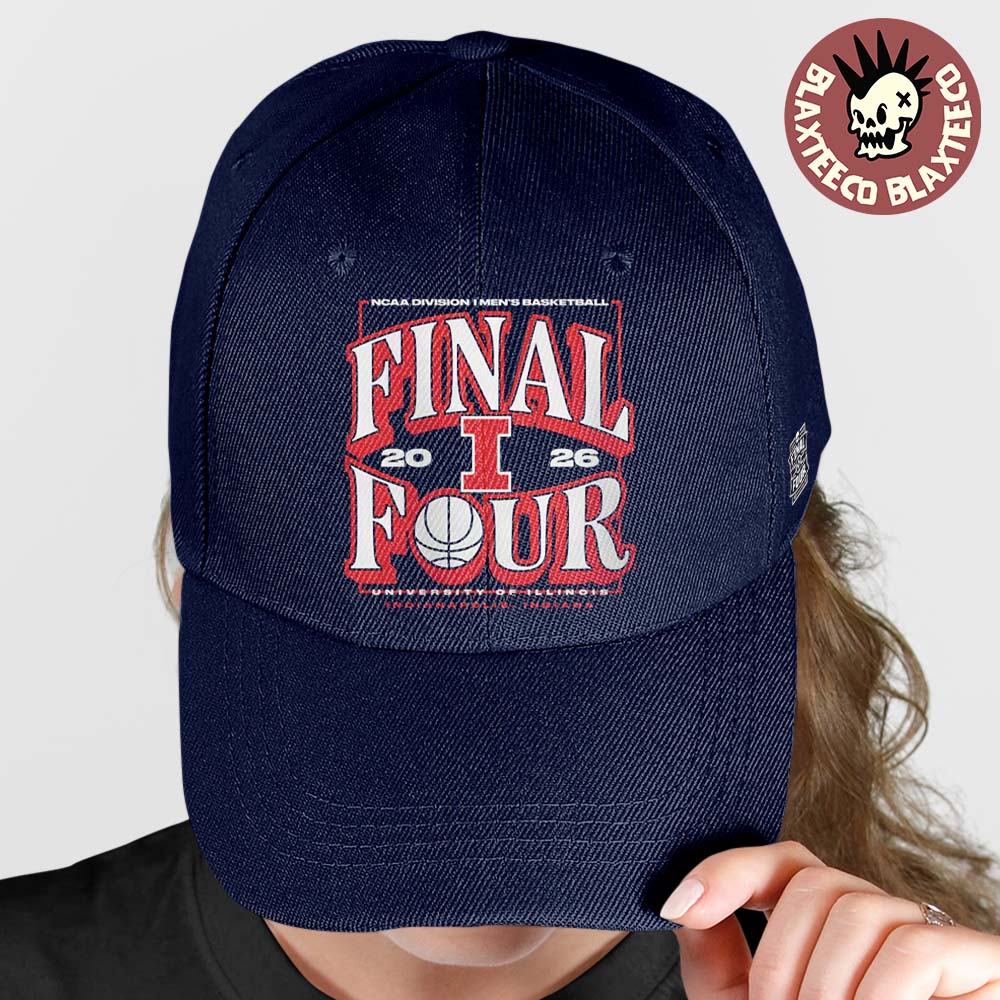 Illinois Fighting Illini Men’s Basketball 2026 NCAA Tournament Final Four Indiana Bound Cap Hat Snapback