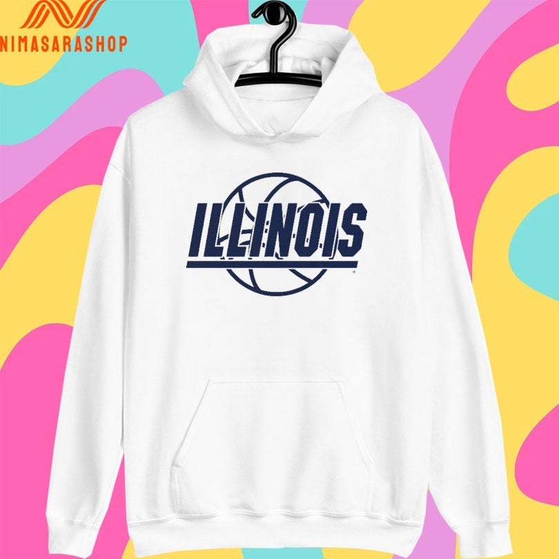 Illinois Fighting Illini Men’s Basketball Retro Logo Shirts