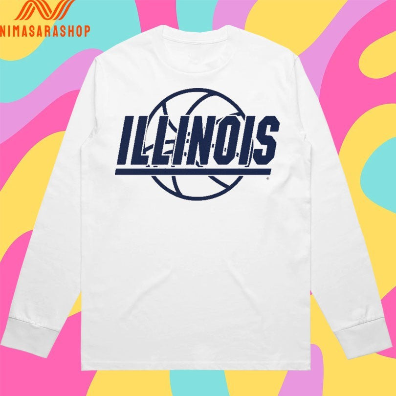 Illinois Fighting Illini Men’s Basketball Retro Logo Shirts