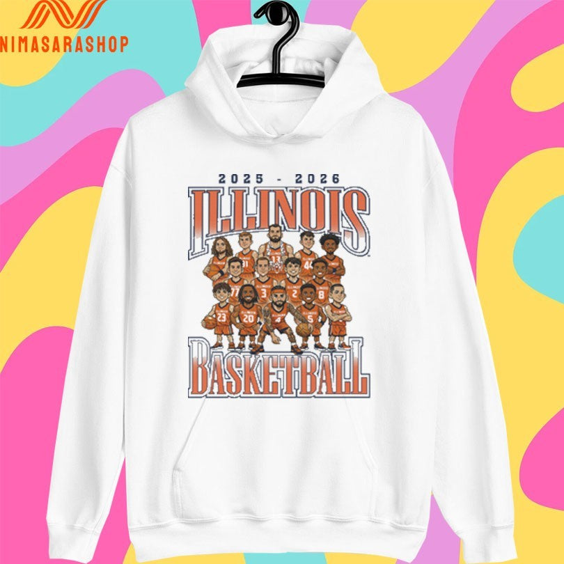 Illinois Fighting Illini Men’s Basketball Team 2025-2026 Shirts