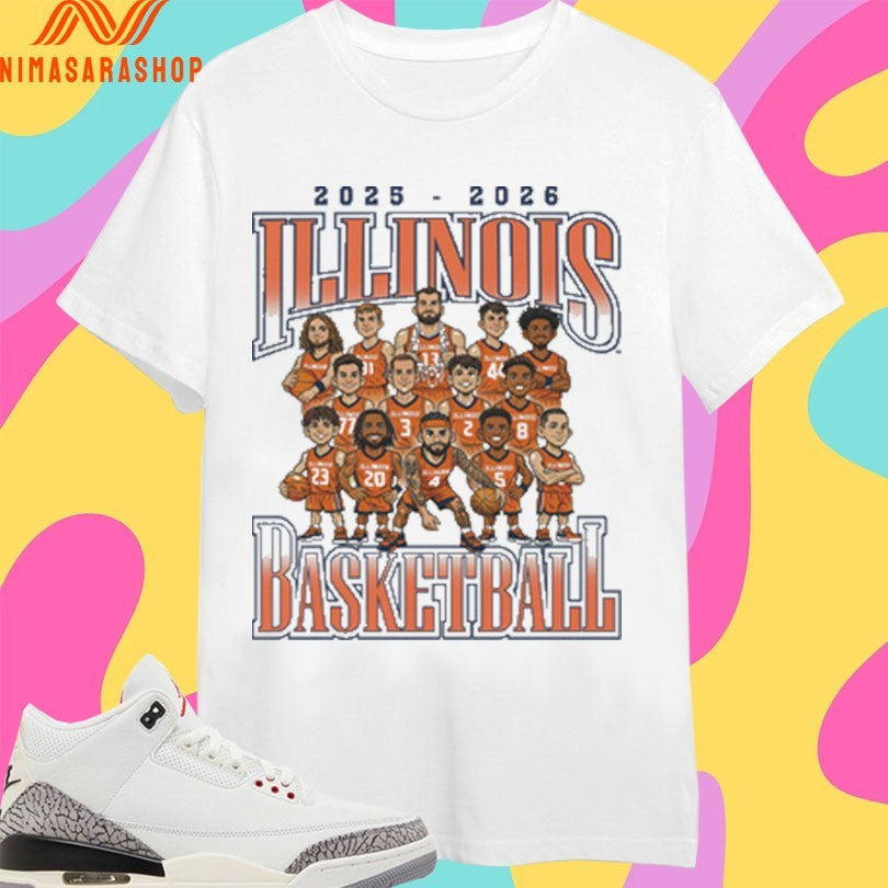 Illinois Fighting Illini Men’s Basketball Team 2025-2026 Shirts
