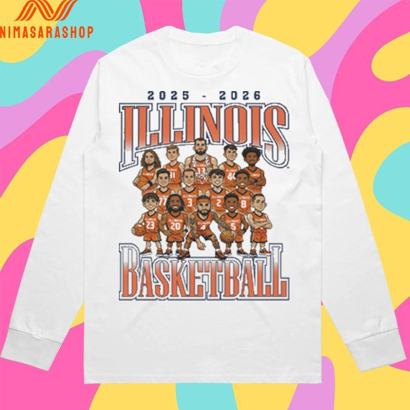 Illinois Fighting Illini Men’s Basketball Team 2025-2026 Shirts