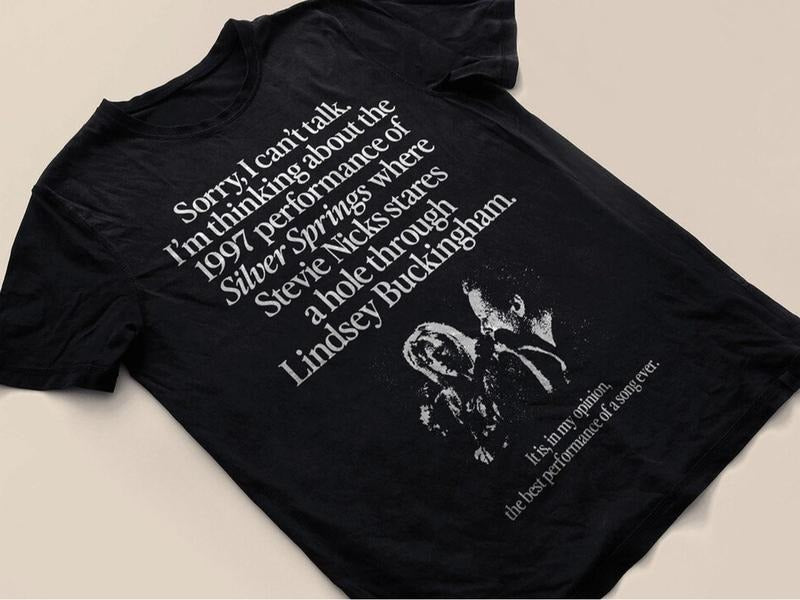Im Thinking About The 1997 Performance Of Silver Springs Shirt, Stevie Nicks Shirt Hoodie, Sweatshirt | UrbanDripWear.com
