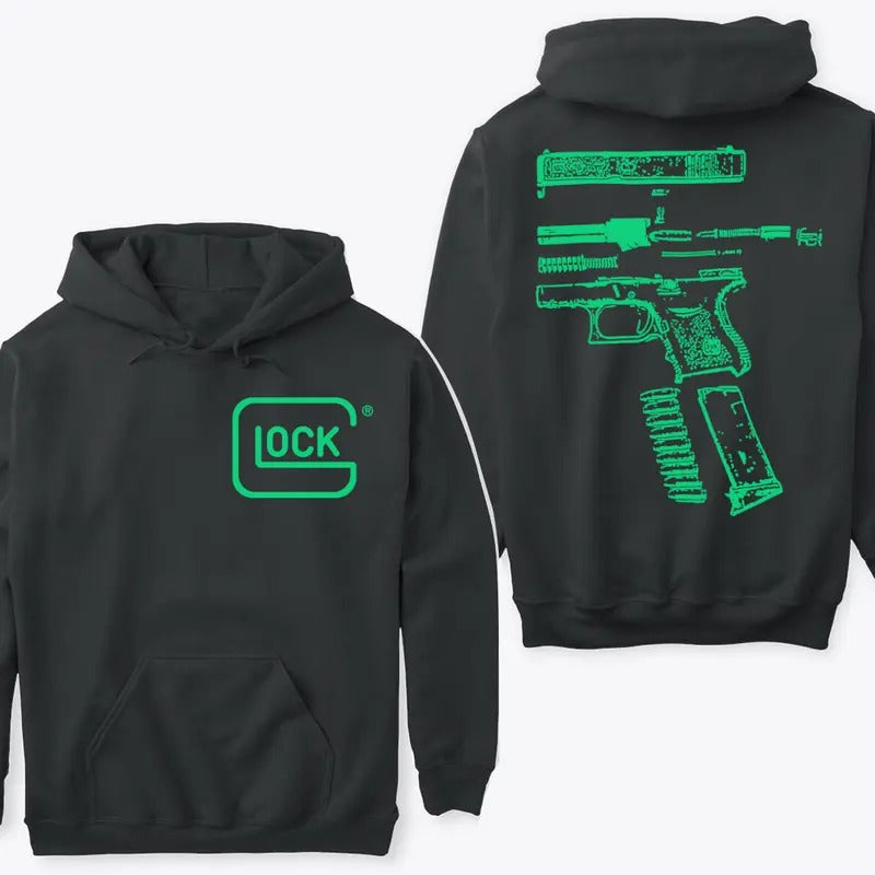 In GLock We Trust Double Side Version Hoodie Sweatshirt TShirt Menswear Top, New Design Color | UrbanDripWear.com