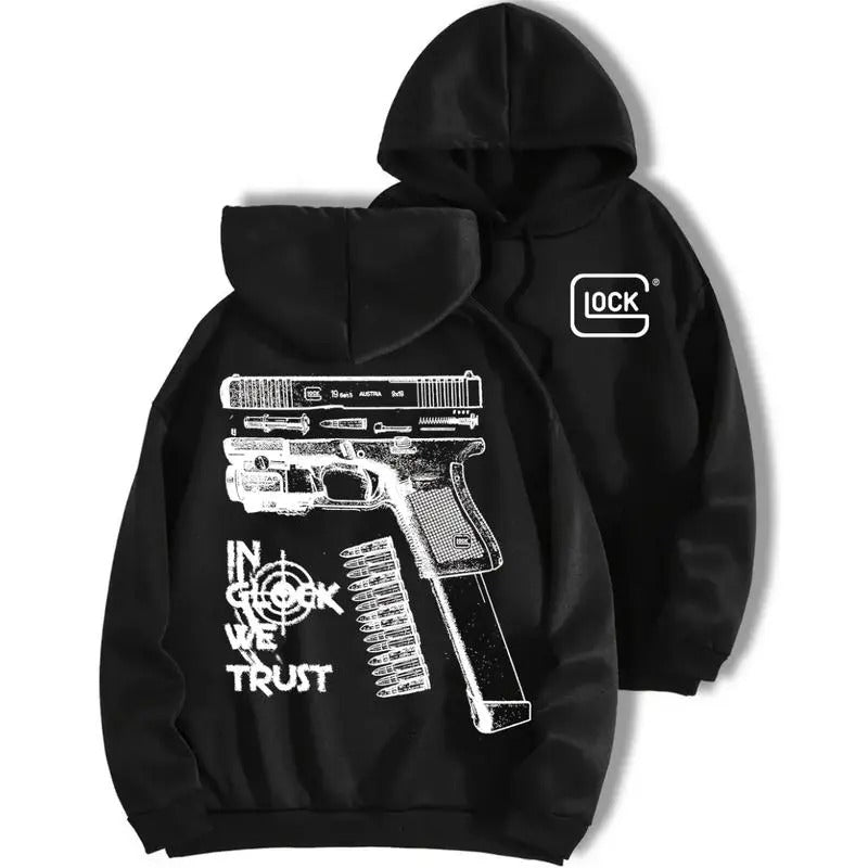 In GLock We Trust Hoodie , Glock Hoodie , Glock Shirt, In GLock We Trust Shirt, All Size , For Men, For Women Sweatshirt
