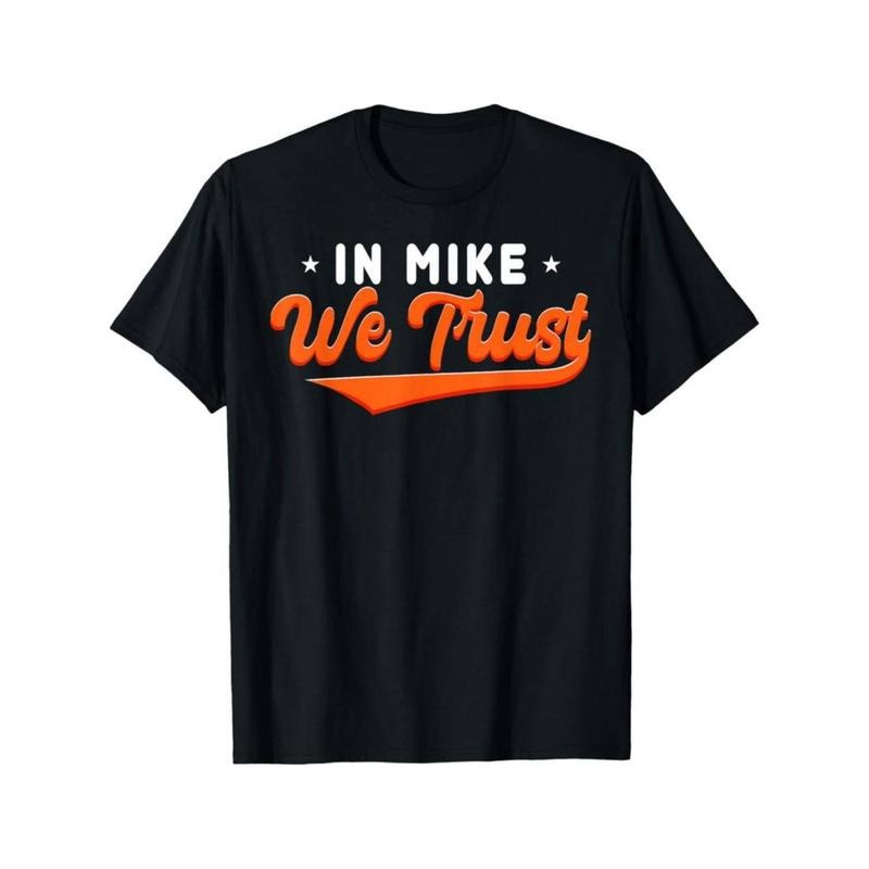 In Mike We Trust" Men'S Cotton T-Shirt